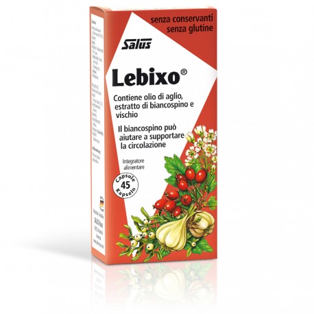 Lebixo Integratore Aglio Biancospino Vischio 45 Capsule