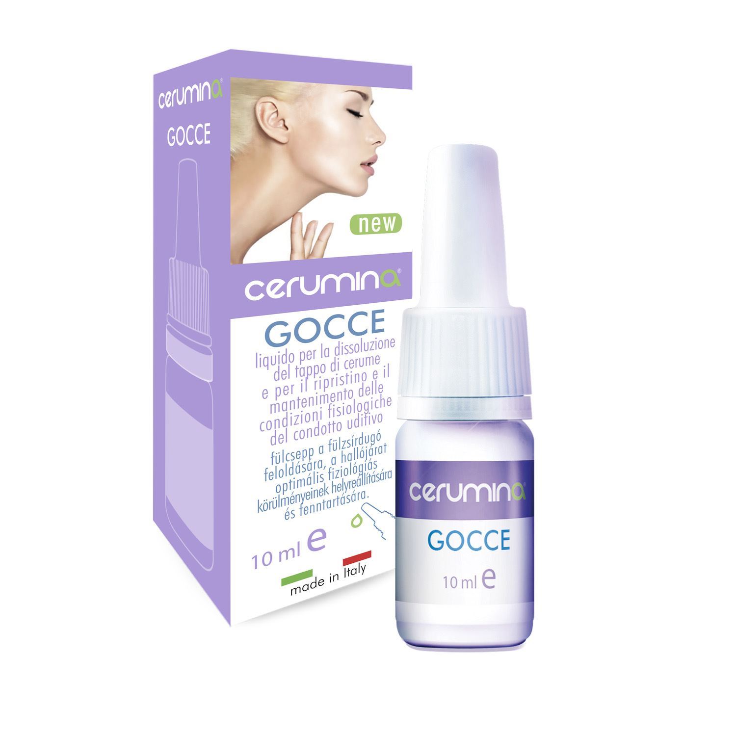 Cerumina Dissolvente Per Rimozioen Tappo Di Cerume 10 ml