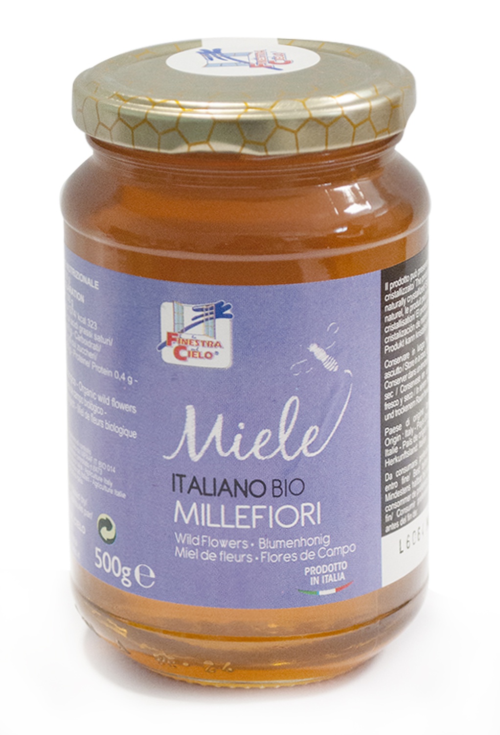 La Finestra sul Cielo Miele Di Millefiori Bio 500 g