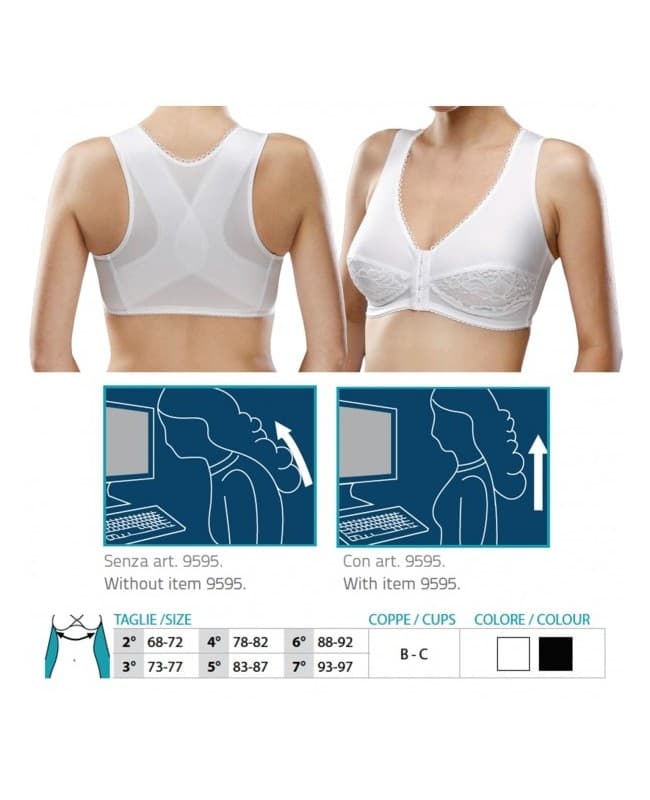 Orione 9595 reggiseno raddrizzaspalle b bianco 5