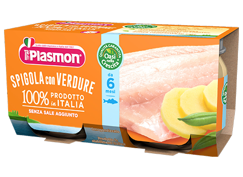 Plasmon Omogenizzato Spigola 2 vasetti da 80 g