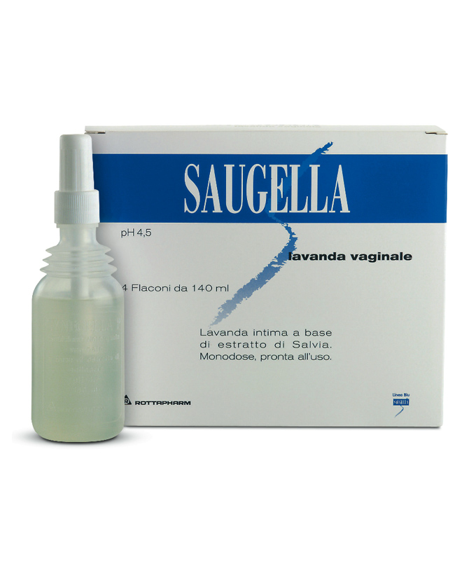 Saugella Lavanda Vaginale 4 Flaconi 140 ml