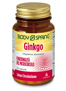 Body Spring Ginkgo Integratore Microcircolo 50 Capsule