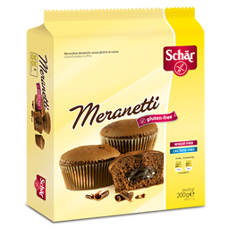 Schar Meranetti Merendine Al Cacao Senza Glutine 4x50 g