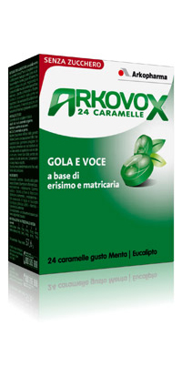 Arkovox Integratore Balsamico Menta ed Eucalipto 24 Caramelle