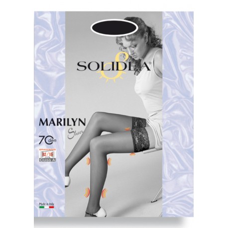 Marilyn 70 sheer calza autoreggente bronze 4l