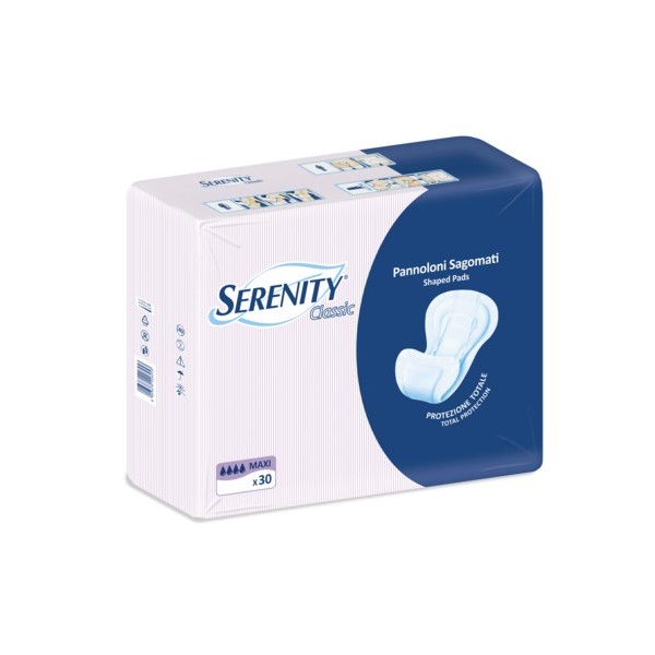 Serenity Classic Pannolone Sagomato Maxi 30 Pezzi