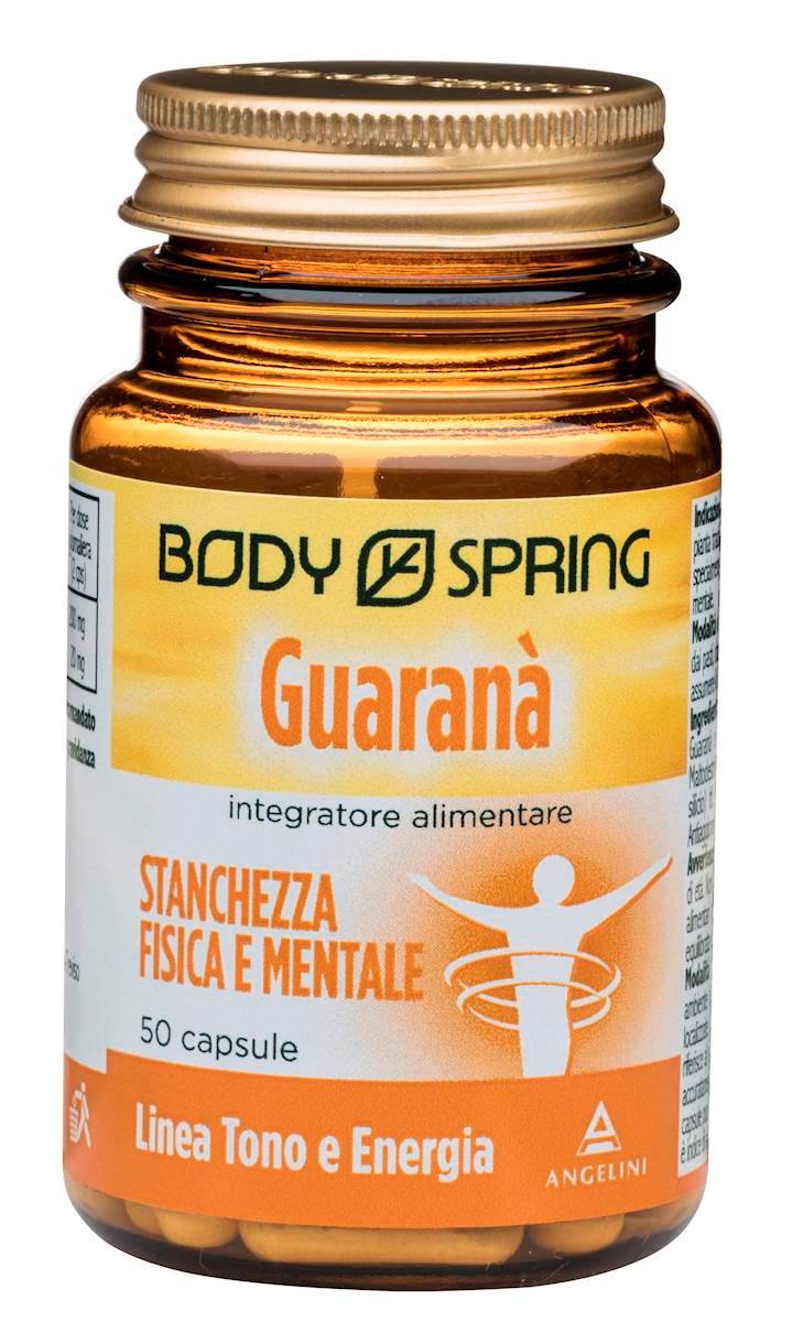 Body Spring Guaranà Integratore Stanchezza 50 Capsule