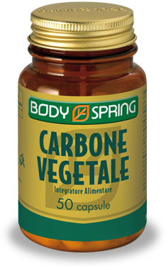 Body Spring Carbone Vegetale Integratore 2x50 Capsule