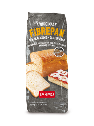Farmo FibrePan Preparato Senza Glutine per Pane Pizza Focaccia 500 g