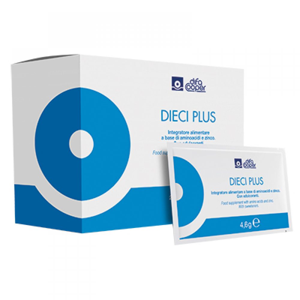 Dieci Plus Integratore Pelle Unghie e Capelli 20 Bustine