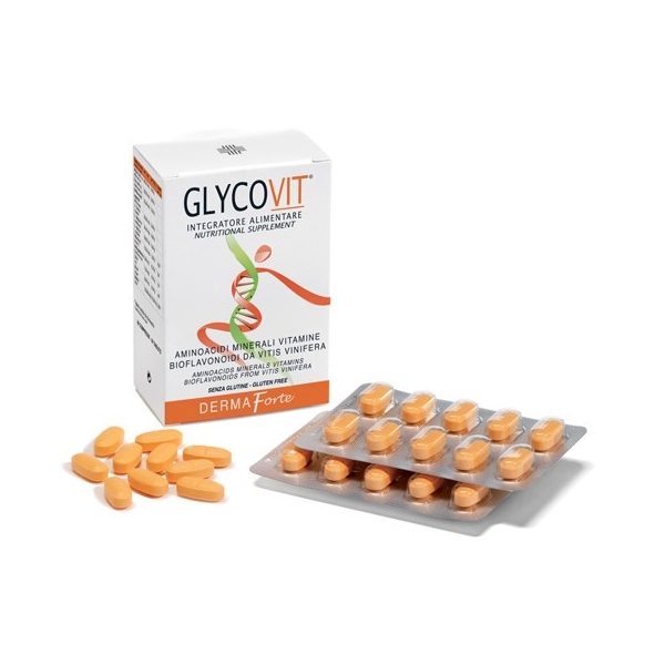 Glycovit Dermaforte Integratore Capelli e Unghie 30 Compresse
