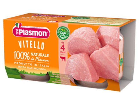 Plasmon Omogenizzato Vitello 2 Vasetti da 120 g