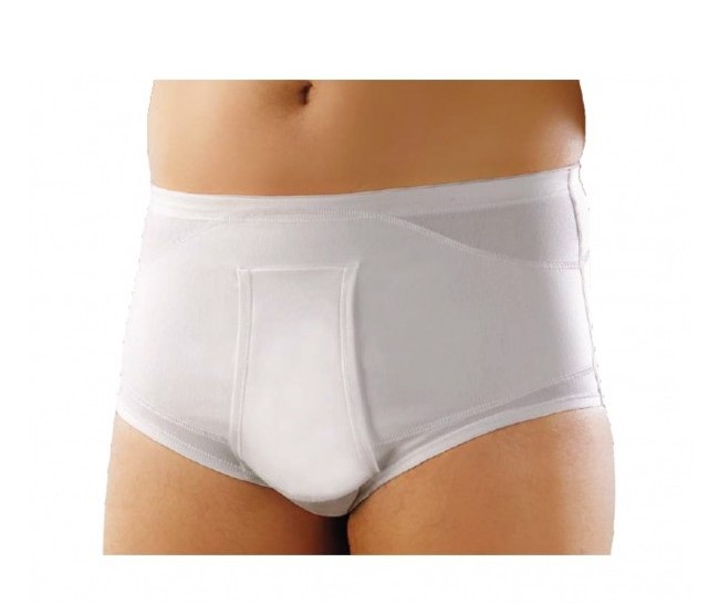 Orione 510 slip uomo contenitivo aperto in cotone bianco 5