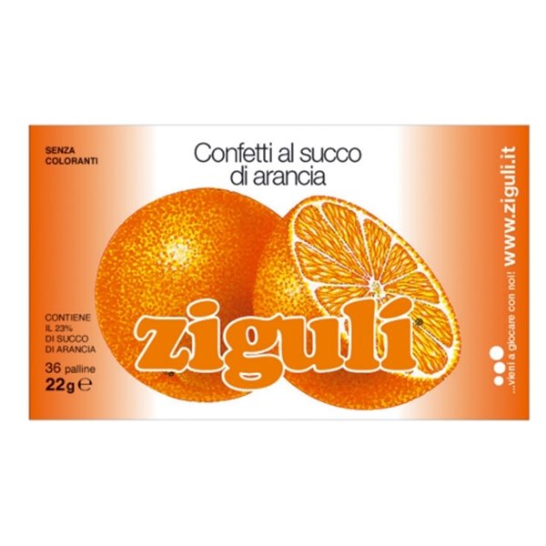 Zigulì Arancia Blister 36 Palline