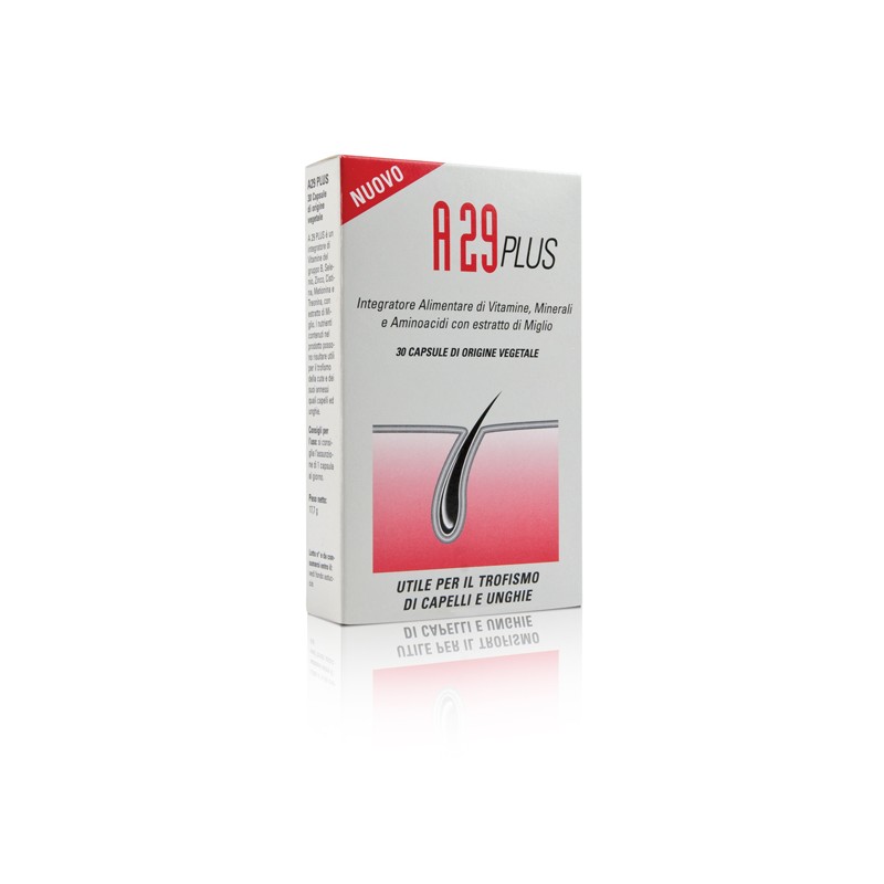 A29 Plus Integratore Rinforzante Unghie e Capelli 30 Capsule