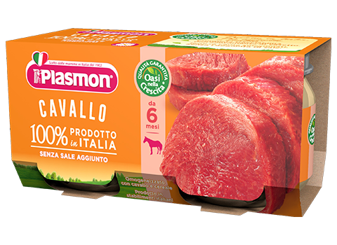 Plasmon Omogeneizzato Di Carne Di Cavallo 2x80 g +6m