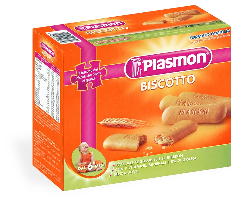 Plasmon Biscotto Con Calcio E Ferro 720 g +6m