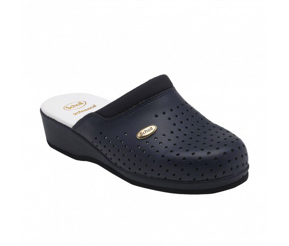 Dr. Scholl Clog Back Guard Pelle Blu n°40