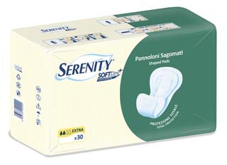 Serenity Soft Dry+ Pannolone Sagomato Extra Con Aloe 30 Pezzi