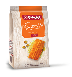Bi Aglut Senza Glutine Biscotti Farina  Mais 180 g