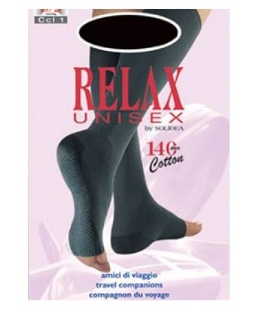 Relax Unisex 140 Punta Aperta Nero 5 - XXL