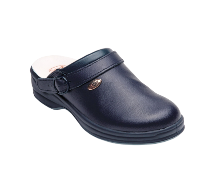 Dr. Scholl New Clog Bonus Liscio Pelle Blue Navy n°36
