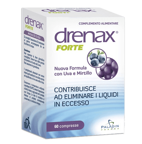 Drenax Forte Mirtillo Integratore Drenante 60 Compresse