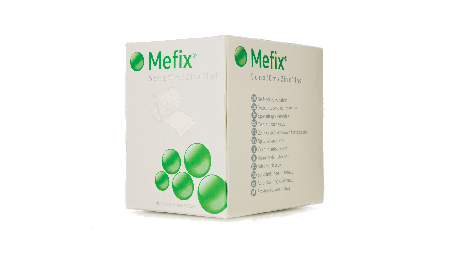 Mölnycke® Mefix® Cerotto di fissaggio autoadesivo 5 cm x 10 m