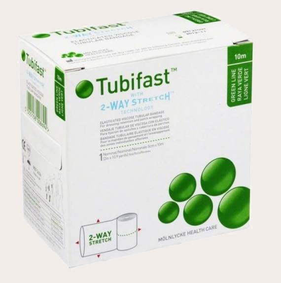 Tubifast® Two Way Stretch Yellow Line 10.75cm x 1m