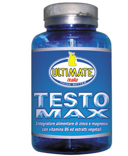 Ultimate Italia Testo Max Integratore Zinco Magnesio Vitamina B6 Estratti Vegali 90 Capsule