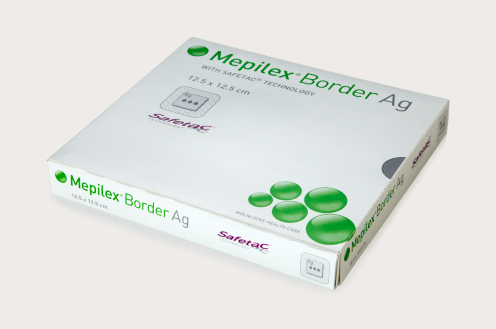 MEPILEX BORDER AG 10X10CM 5PZ