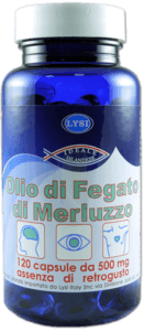 Ideale Islandese Olio di Fegato di Merluzzo 120 Capsule