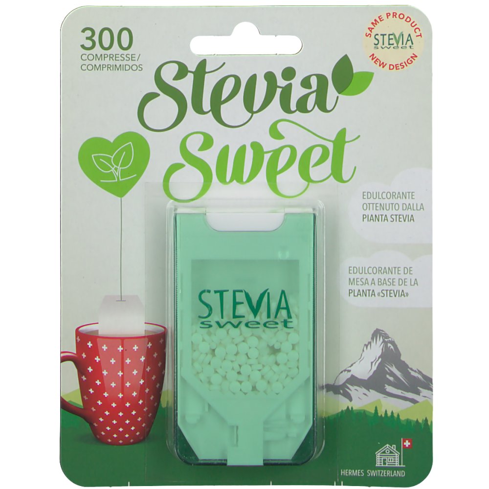 Hermesetas Stevia Sweet Dolcificante Acalorico 300 Compresse
