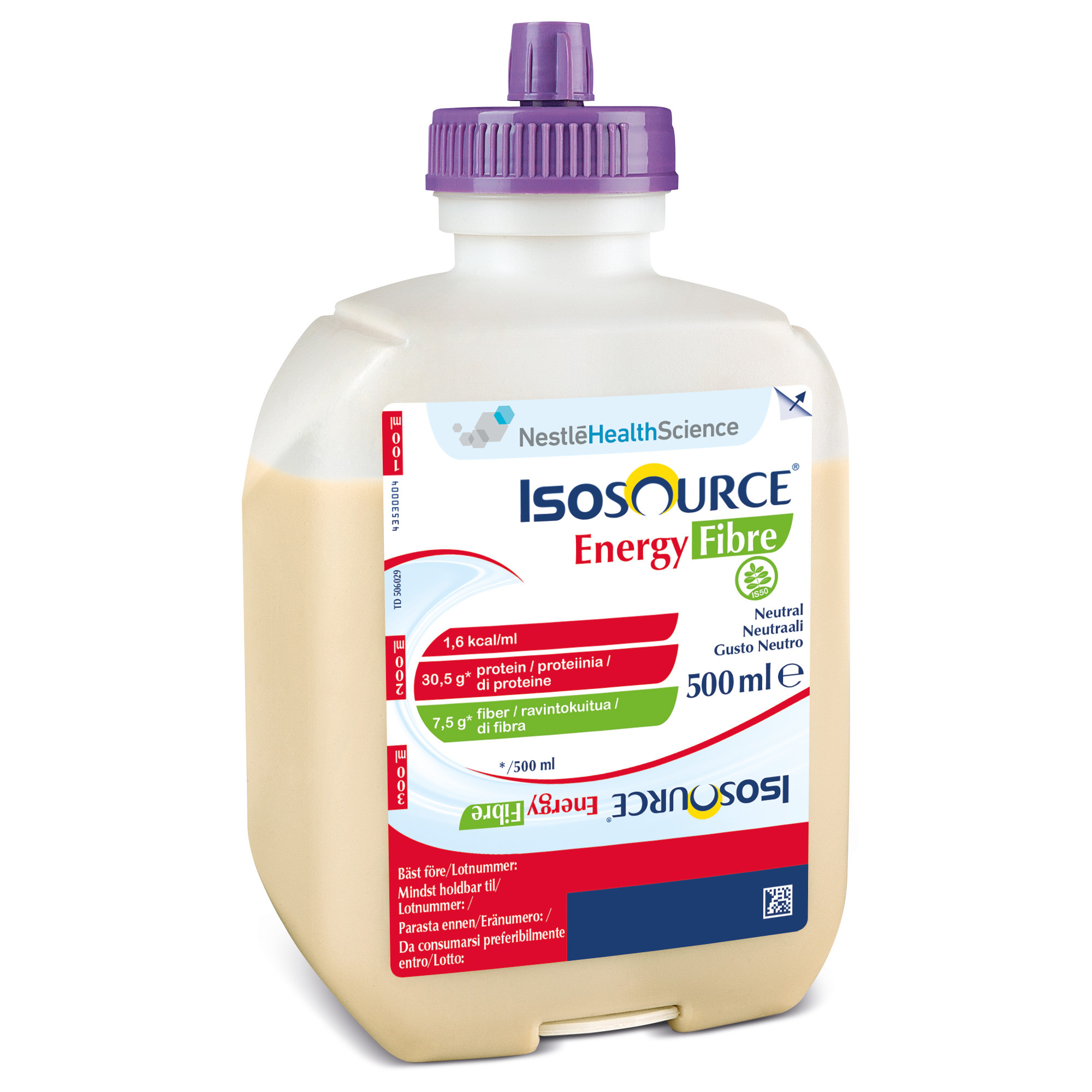Isosource Energy Fibre Alimento Ipercalorico Con Fibre 500 ml