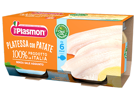 Plasmon Omogenizzato Platessa 2 Vasetti da 80 g