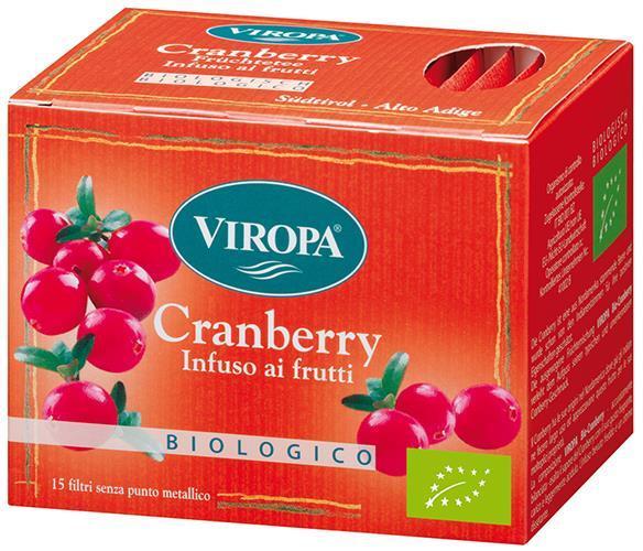Viropa Cranberry Bio Infuso ai Frutti 15 Bustine