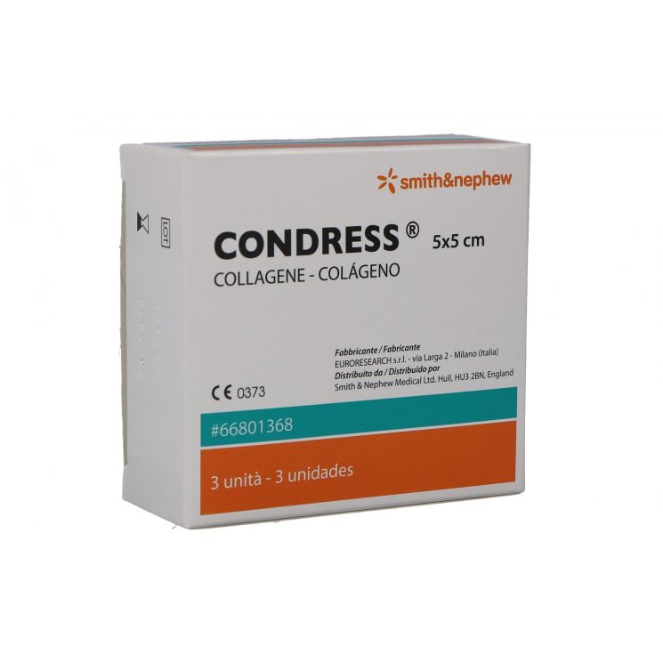 Condress Collagene Equino 5x5cm 3 Pezzi
