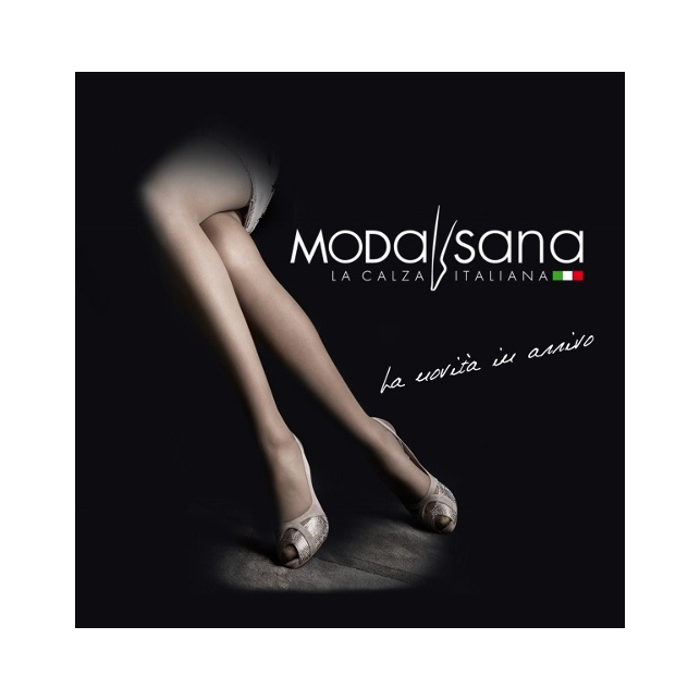 Modasana Calze Autoreggenti A Punta Aperta 70 Den Taglia 2 Colore Nero 1 Pezzo