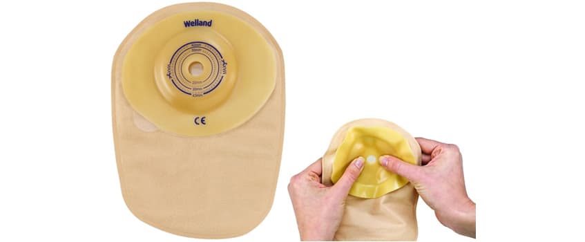 Sacca Per Ileostomia Opaca Ritagliabile Flair Active Curvex Ileo Diametro 13-32 Mm 10 Pezzi