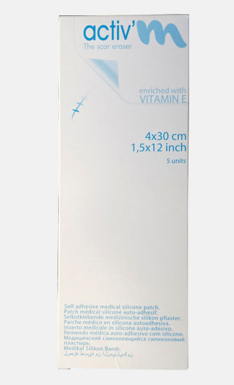 Activ M Cerotti In Silicone 4x30 cm 5 Pezzi
