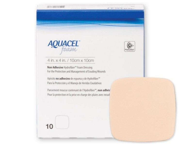 Aquacel ag foam ades 10x10 10p