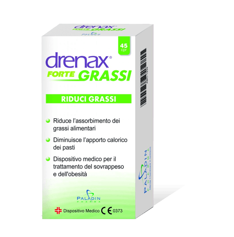 Drenax Forte Grassi Dispositivo Medico Per Sovrappeso ed Obesità 45 Compresse