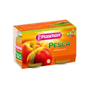 Plasmon Omogenizzato Pesca e Mela 2 vasetti da 104 g