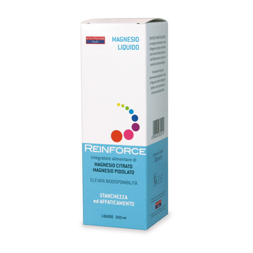 Farmaderbe Reinforce Magnesio Liquido Integratore 200 ml