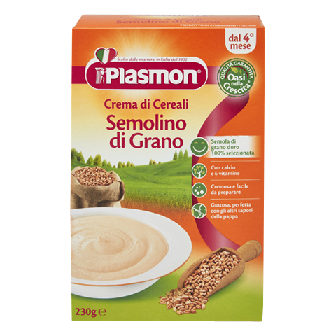 Plasmon Cereali Crema Semolino di Grano 230 g