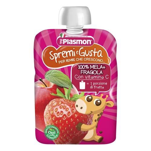 Plasmon Spremi E Gusta Mela E Fragola 100 ml