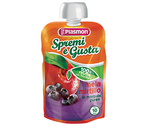 Plasmon Spremi E Gusta Mela E Mirtillo 100 ml