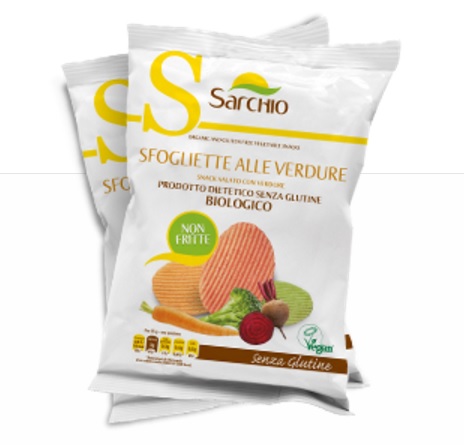 Sarchio Snack Sfogliette Alle Verdure Senza Glutine 55 g