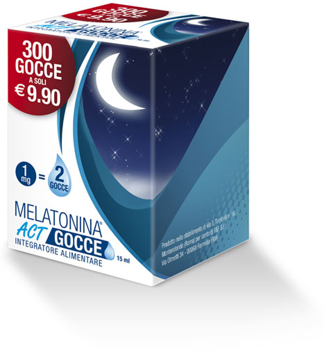 Melatonina ACT Gocce Integratore Per il Sonno 15 ml